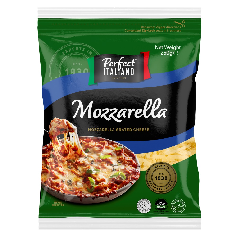 Perfect Italiano Mozzarella Grated Cheese 250g