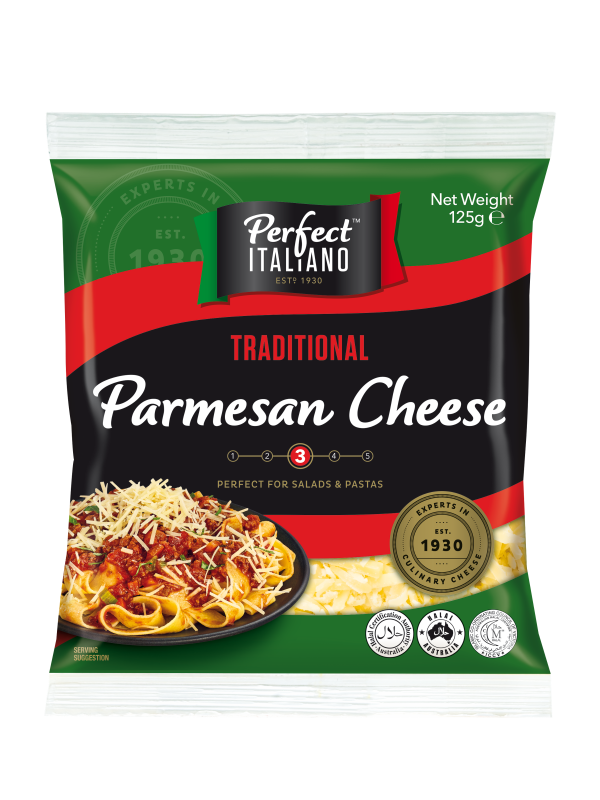 Perfect Italiano Parmesan Cheese Grated 125g